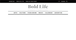 Desktop Screenshot of boldlife.com